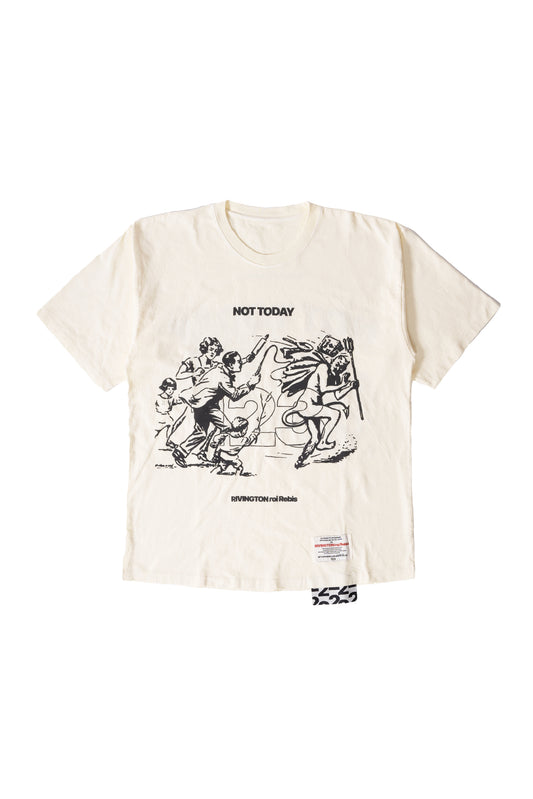 RRR123 "Not Today" T-shirt Cream